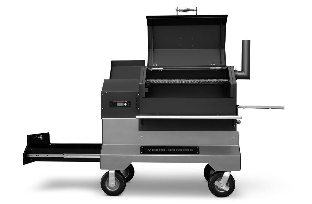Yoder YS640S Competition Pellet Grill w/ Stainless Steel Shelves and Drawer | 9612B22-000