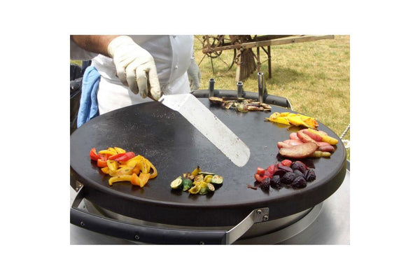 Evo 10-0002-NG Professional Wheeled Cart with Seasoned Cooksurface - Fully Assembled