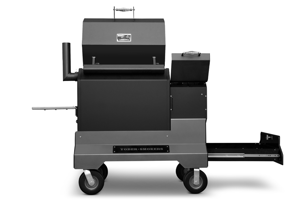 Yoder YS640S Competition Pellet Grill w/ Stainless Steel Shelves and Drawer | 9612B22-000