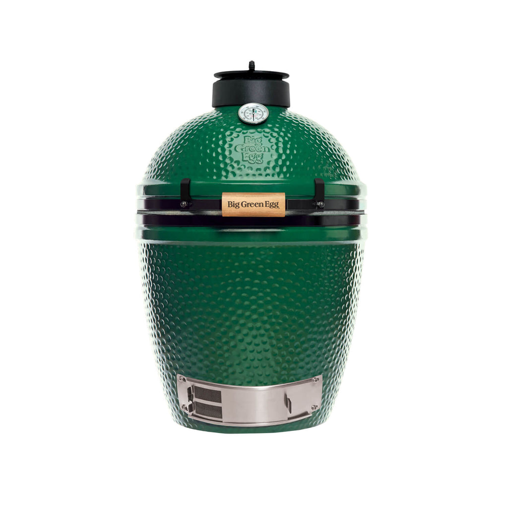 Big Green Egg 117625 Single MD EGG, Stainless Steel Grill, Ceramic Damper and Dual Function Damper To
