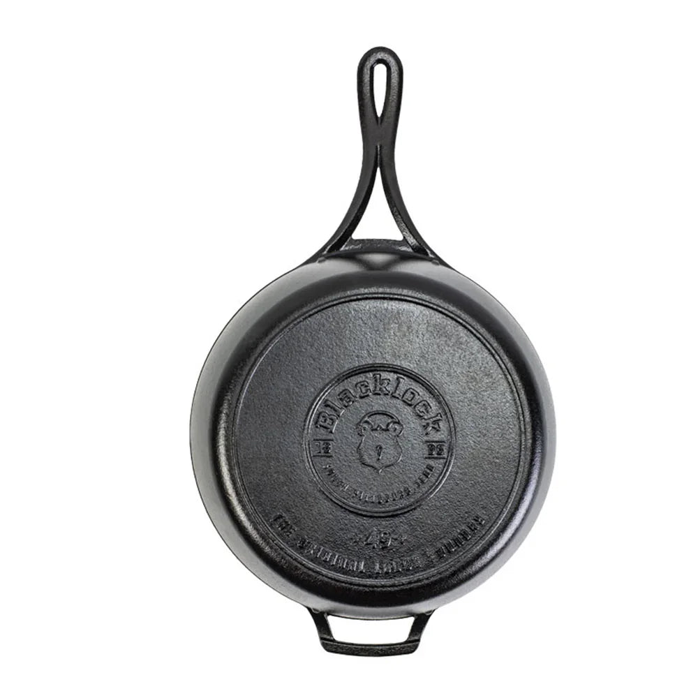 Lodge BL49LDSKINT | Blacklock 4 Quart Deep Skillet