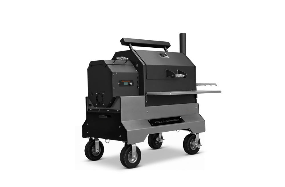 Yoder YS640S Competition Pellet Grill w/ Stainless Steel Shelves and Drawer | 9612B22-000