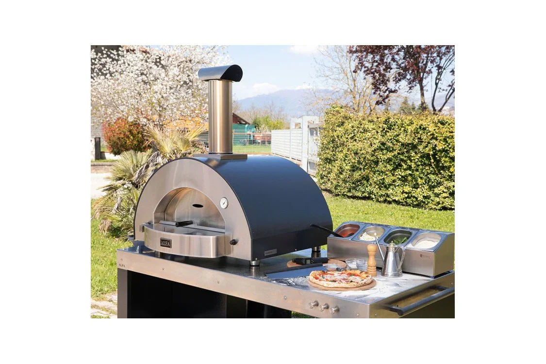 Alfa ovens FXCL-4P-MGRA-U | 4 PIZZE | GAS | GREY