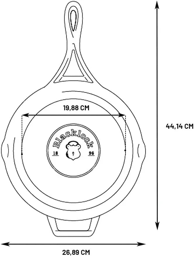 Lodge BL96SKINT | Skillet | 10.25" Cast Iron Cookware
