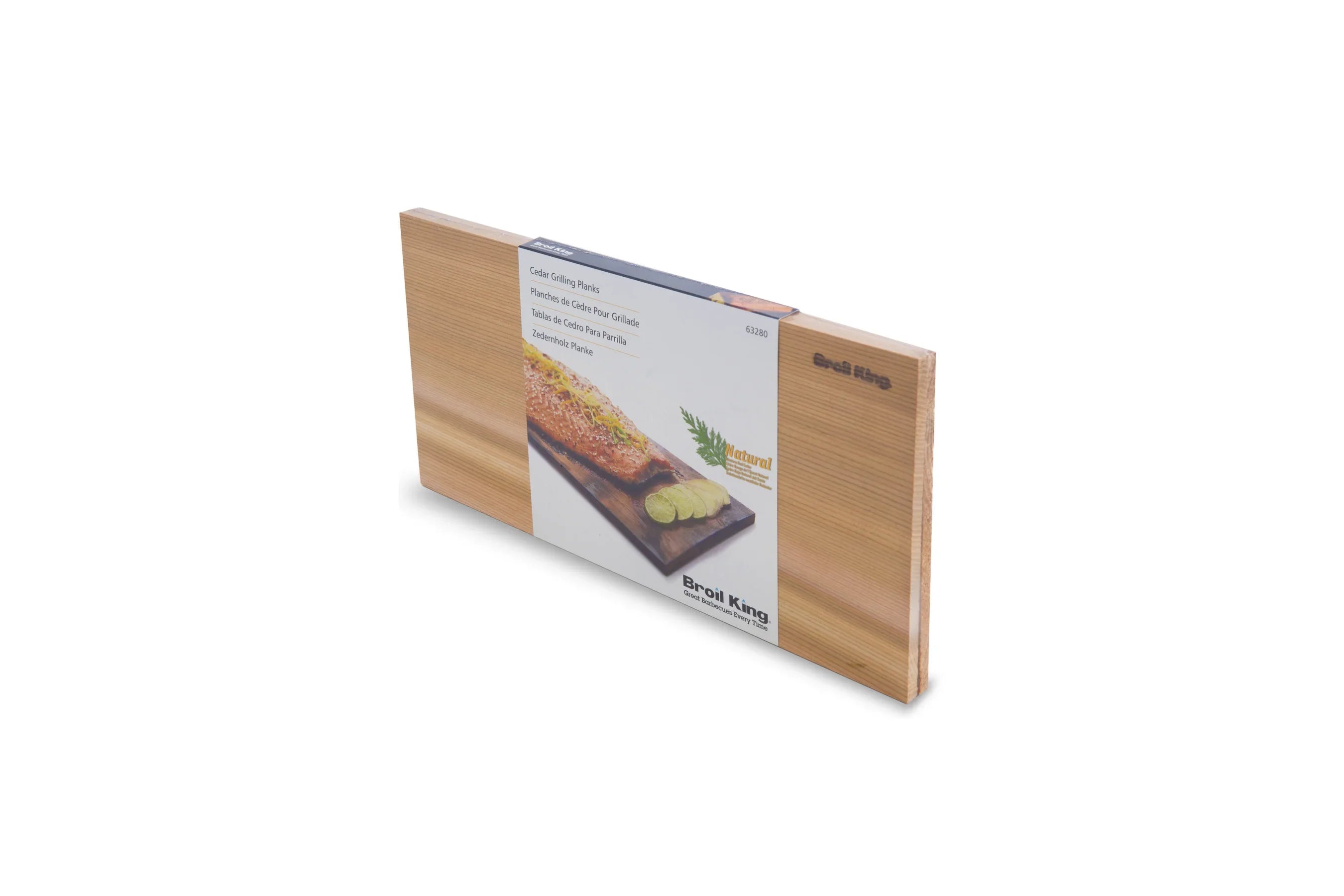 Broil King 63280 | Cedar Grilling Planks 2-Pack | Smoky Flavor Enhancer