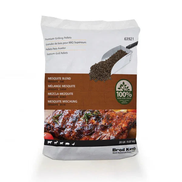 Broil King 63921 | Mesquite Blend Pellets 20 lb | BBQ Pellets