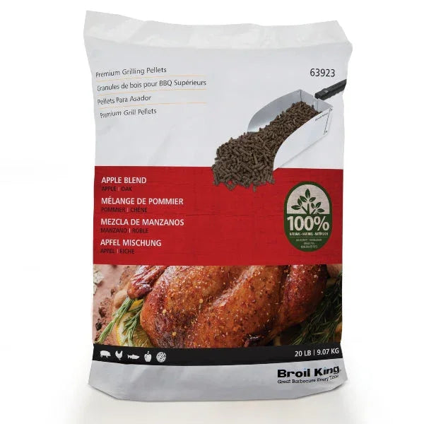 Broil King 63923 | BROIL KING Apple Blend Pellets 20 lb | BBQ Pellets