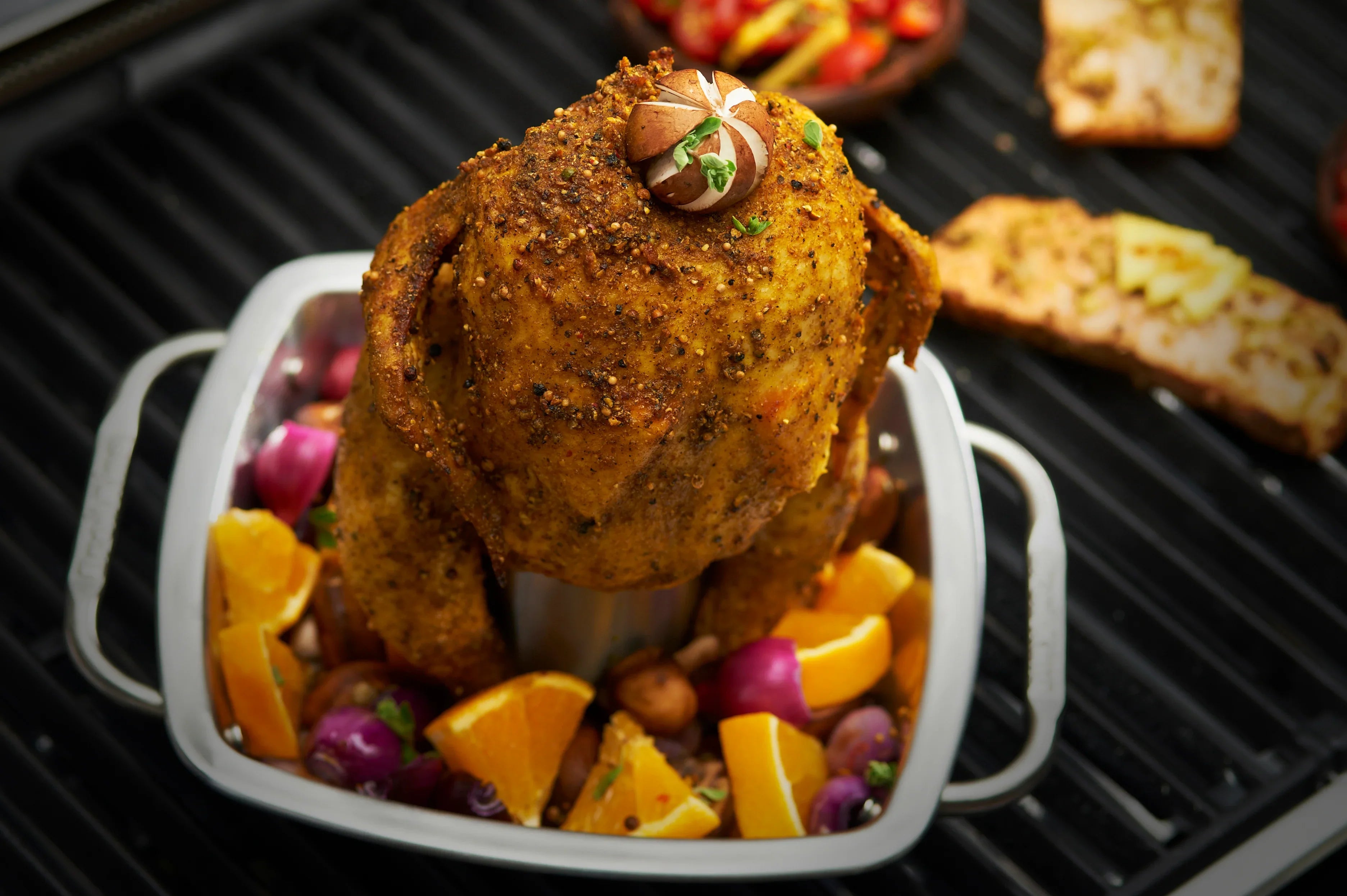 Broil King 69133 | Imperial Chicken Roaster with Pan