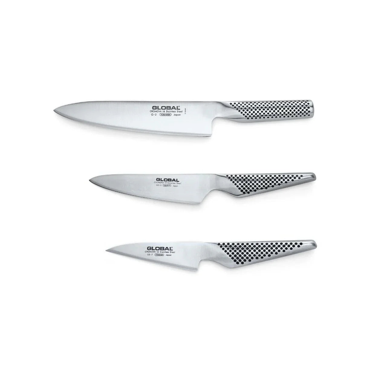Global 71G237 | 3-Piece Knife Set | G2 GS3 GS7
