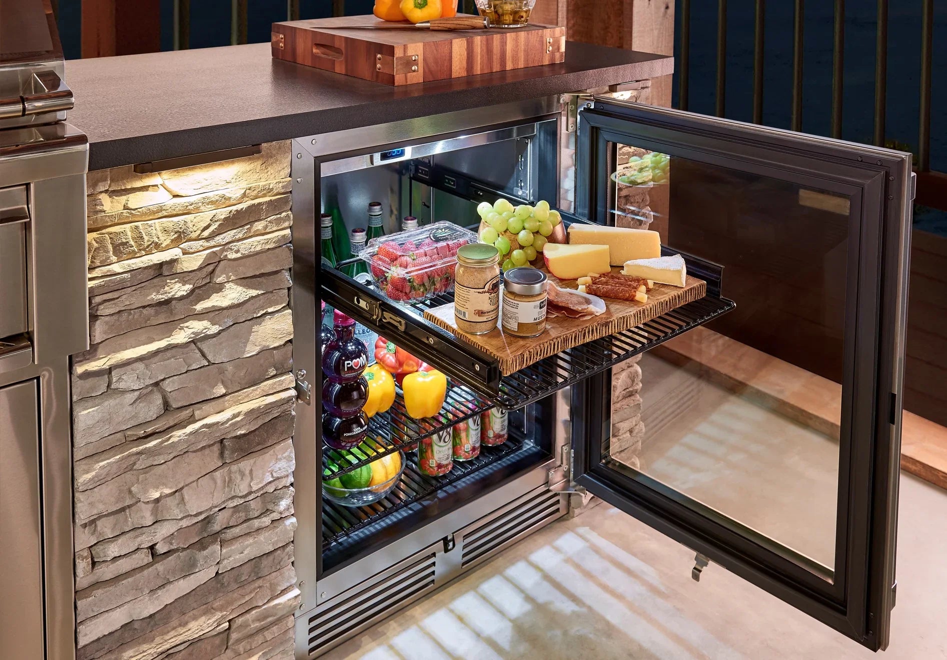 Perlick HC24RO-4-5DL | Shallow Depth Outdoor Refrigerator