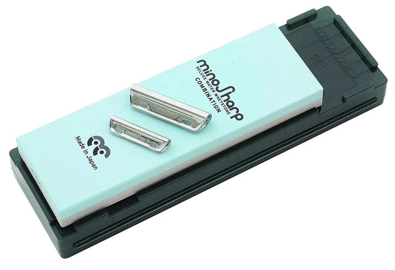 Global 71471 | Combination Whetstone Set | Professional Blade Sharpening Tool