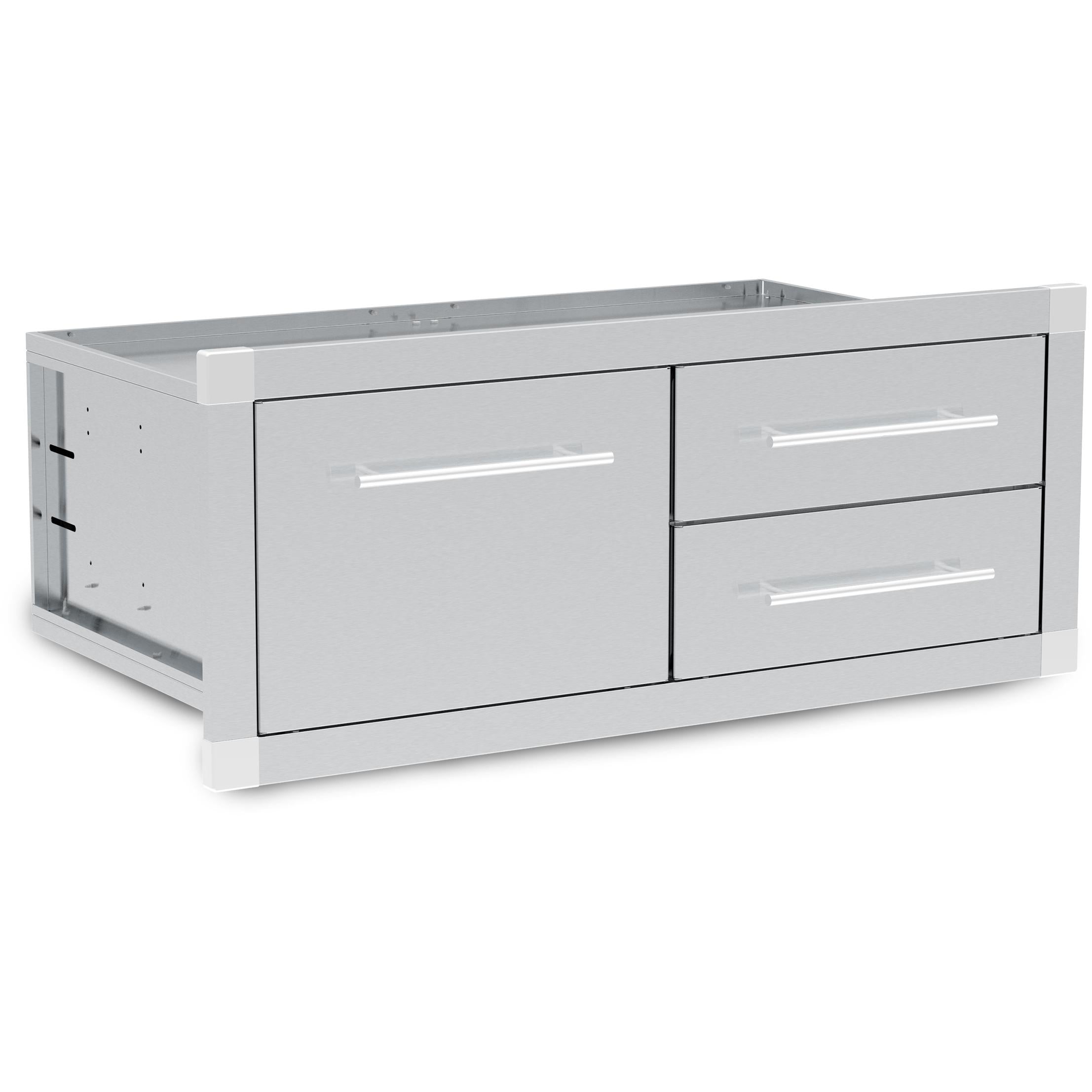 Broil King 800910 ENCLOSED 2 DRAWER - 1 DRAWER ASSEMBLY - SS