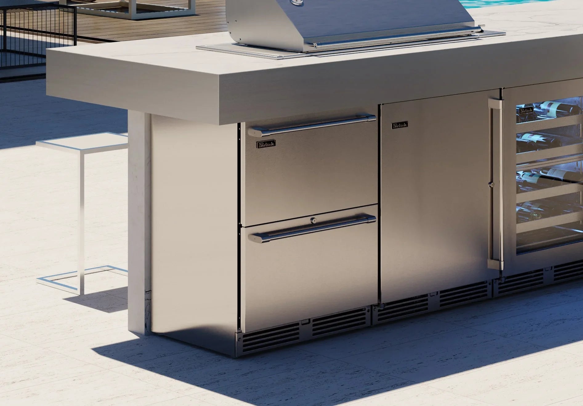 Perlick HP24FO-4-5 | Outdoor Signature Series Freezer Drawers