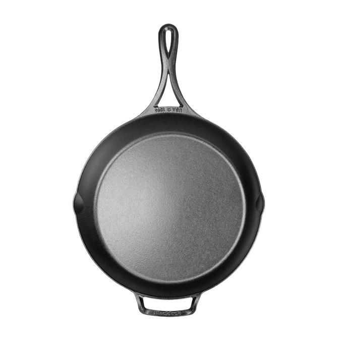 LODGE Blacklock 12" Round Cast Iron Skillet | BL39SKINT