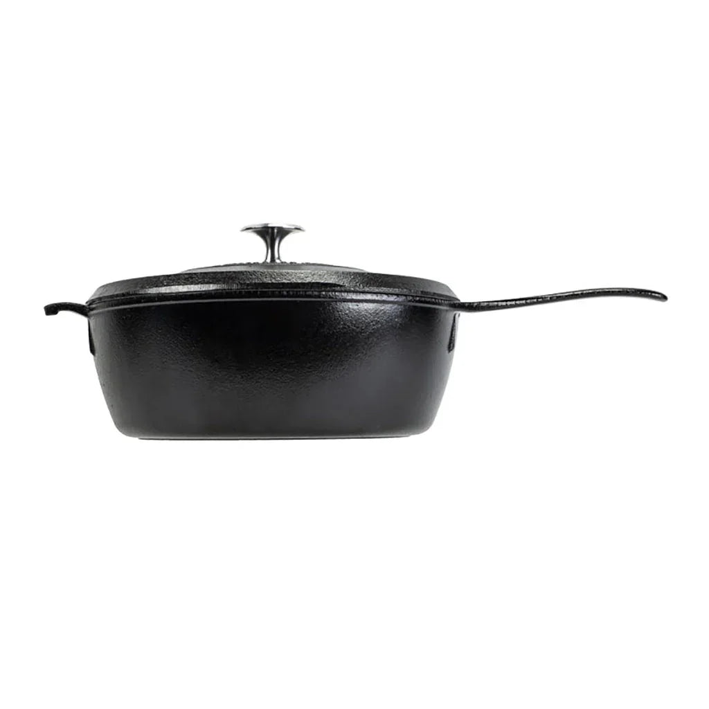 Lodge BL49LDSKINT | Blacklock 4 Quart Deep Skillet