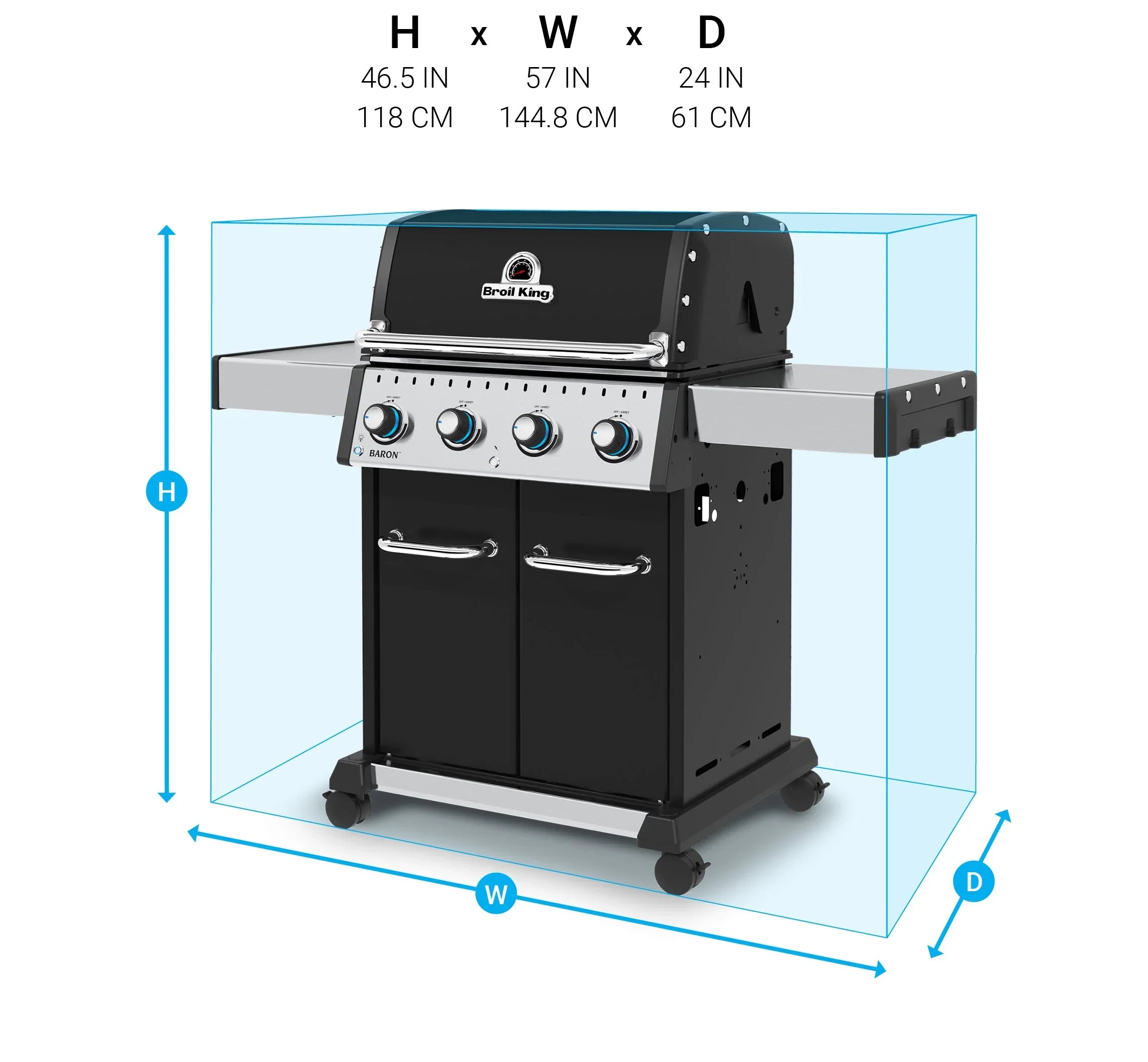 Broil King 875217 | Baron™ 420 Pro NG Grilling BBQ