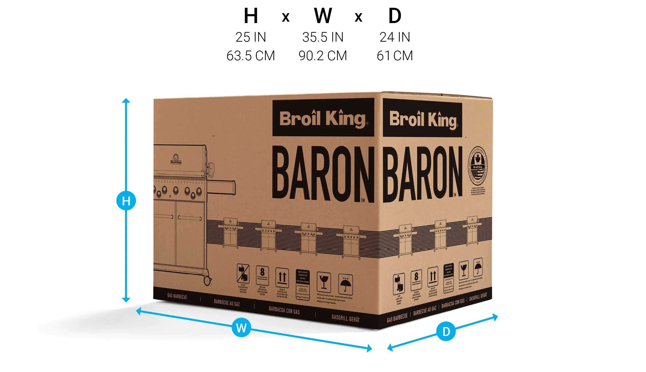 Broil King 876947 | The Baron™ S590 Pro IR NG | Outdoor Grill