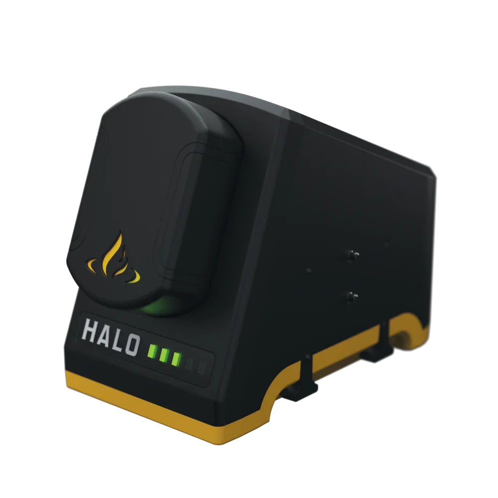Halo HS-2001 | Rechargeable Lithium-ion Battery Pack with Charging Dock for Pellet Grills