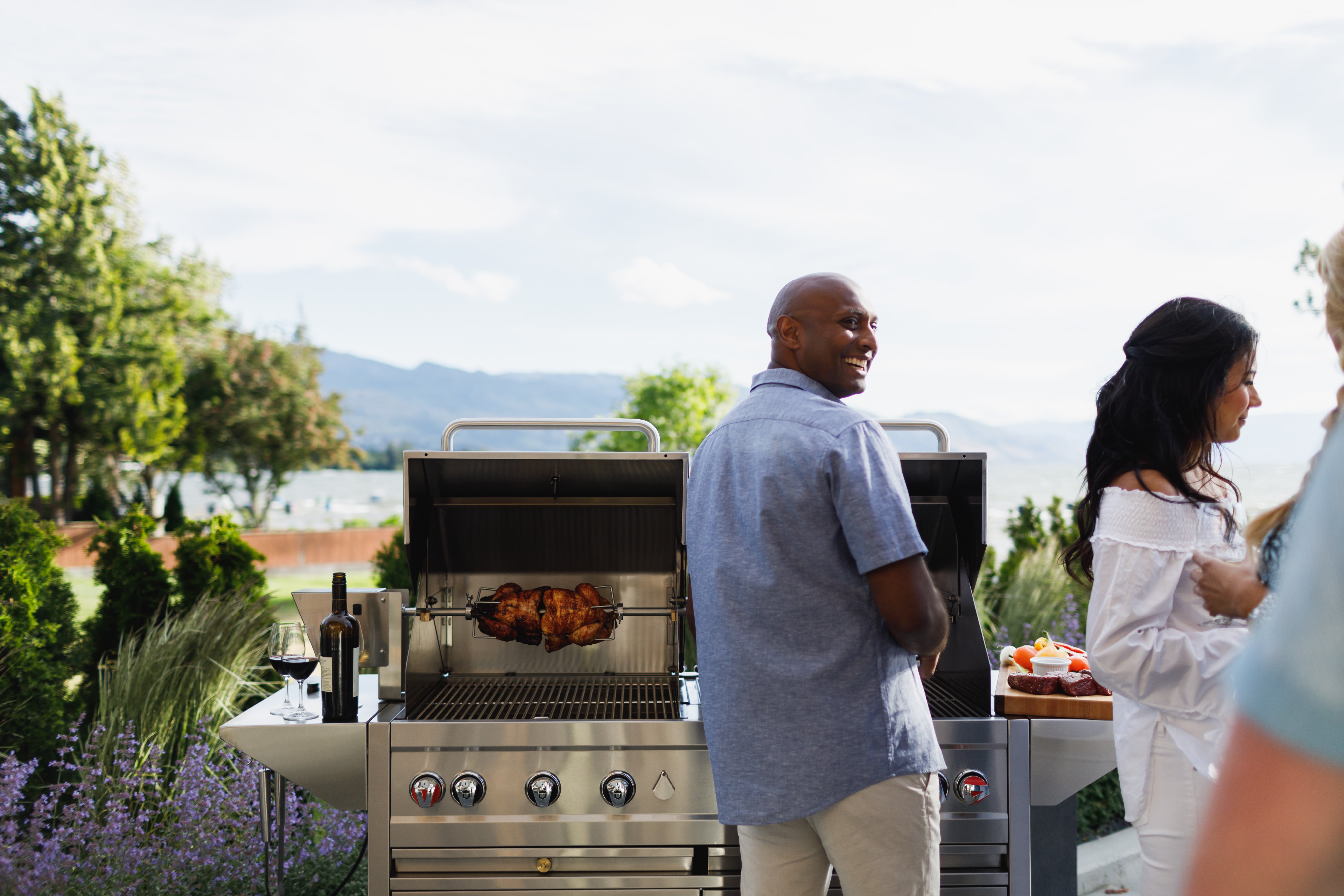 Crown Verity CV-RT-24BI | ROTISSERIE | COMPLETE KIT FOR ESTATE & INFINITE 24"