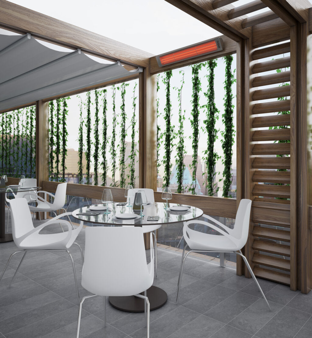 BROMIC Cobalt Electric Silver Heater