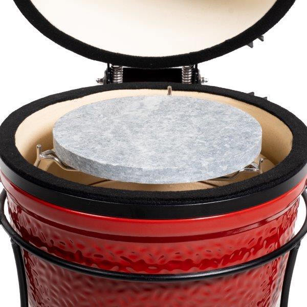 Kamado Joe KJ15090720 | Half-Moon Soapstone Cooking Surface for Joe Jr.