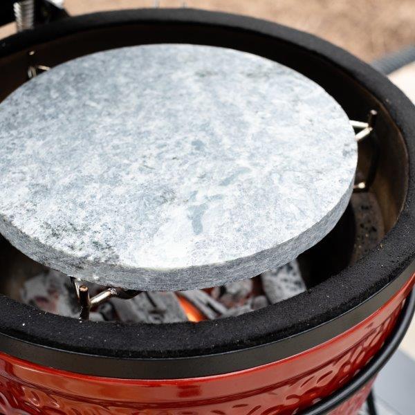 Kamado Joe KJ15090720 | Half-Moon Soapstone Cooking Surface for Joe Jr.