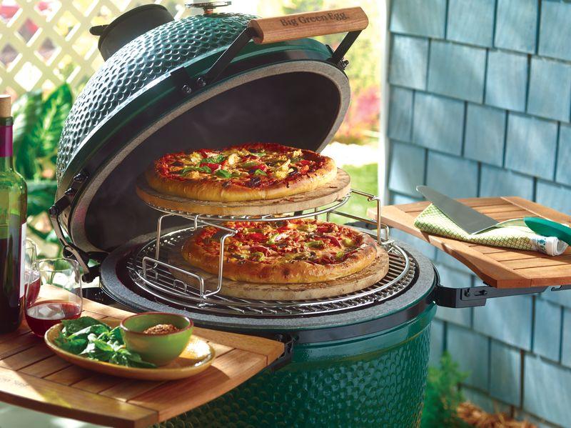 Big Green Egg 120663 | Solid Acacia EGG Mates Set of 2