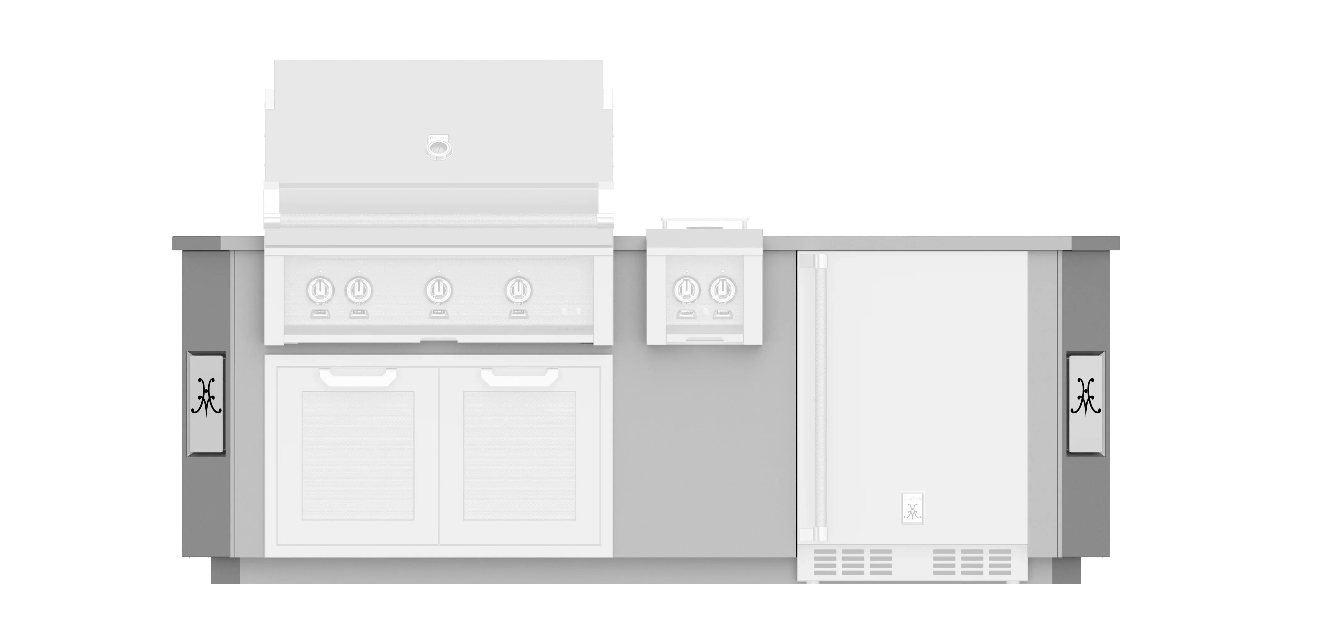 Hestan GES08 | Outdoor Living Suite with Side Burner