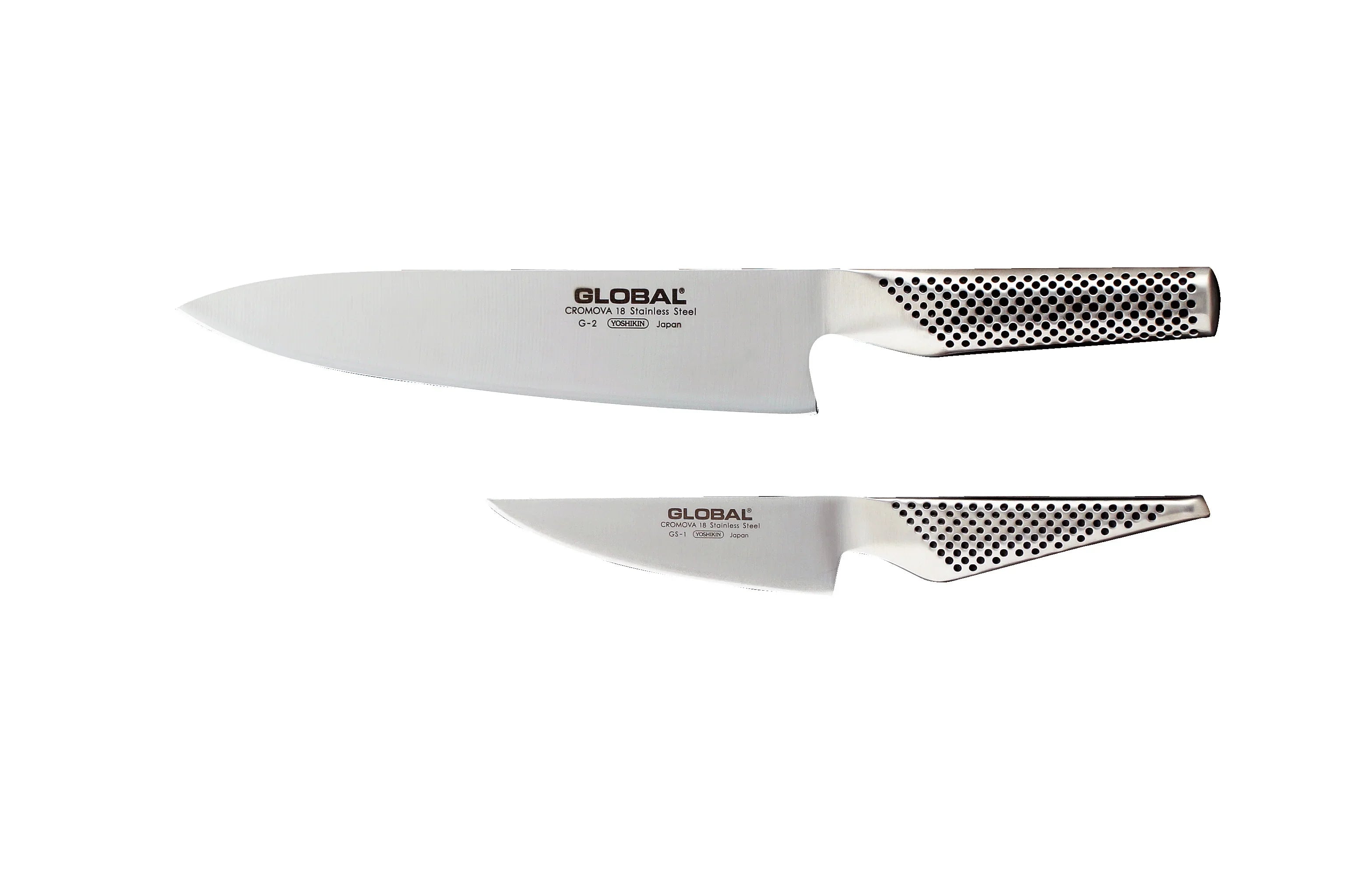 Global 71G201 | 2-Piece Knife Set | G2 Cook's Knife and GS1 Utility Knife