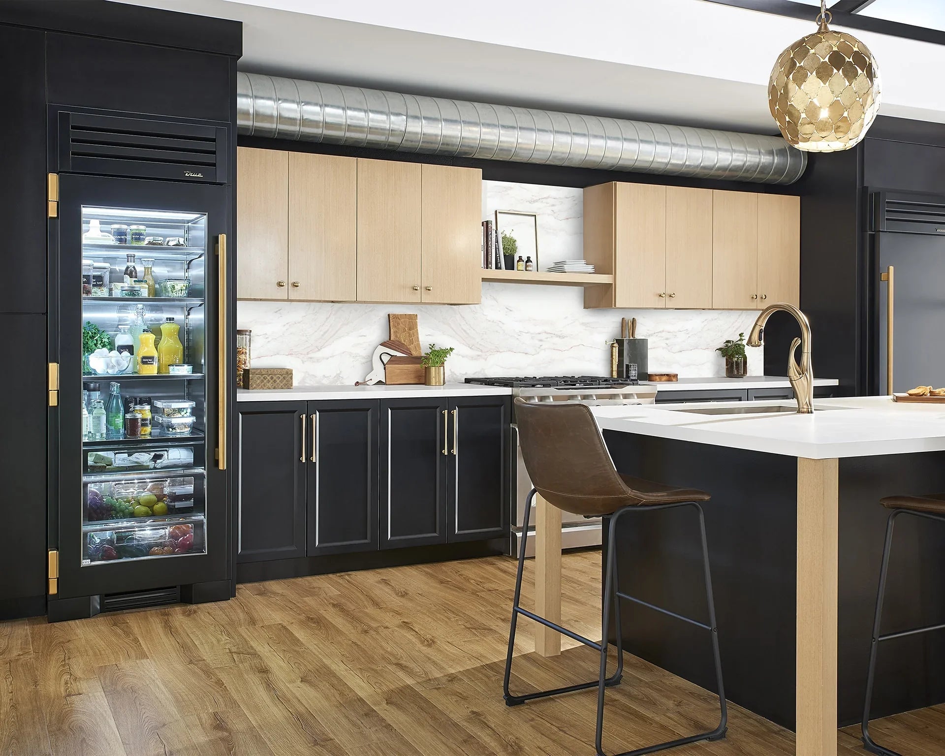 True-residential TR-30REF | Column All Refrigerator 30inch glass door