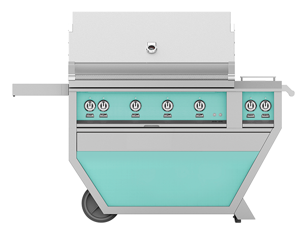 Hestan | 42" Outdoor Deluxe Free Standing Grill with Side Burners