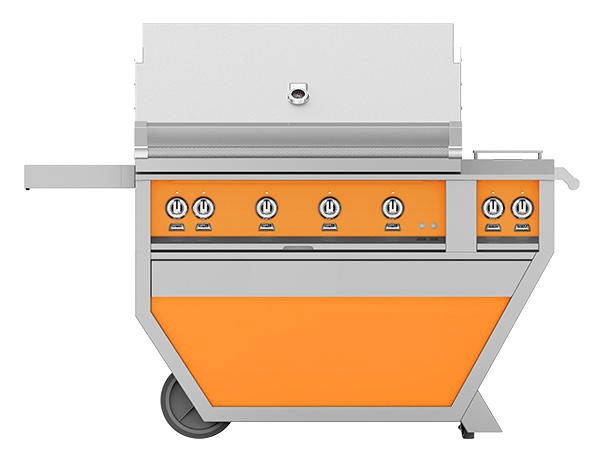 Hestan | 42" Outdoor Deluxe Free Standing Grill with Side Burners