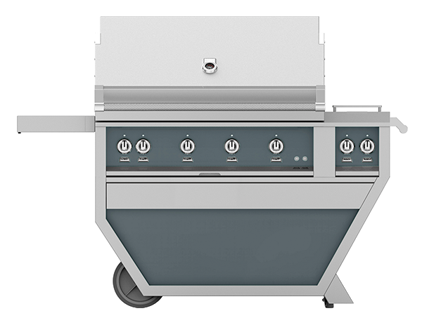 Hestan | 42" Outdoor Deluxe Free Standing Grill with Side Burners