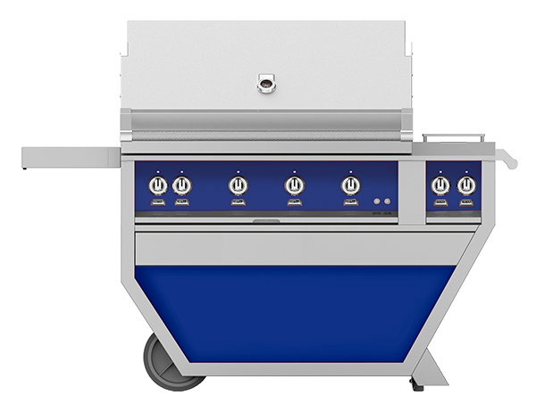 Hestan | 42" Outdoor Deluxe Free Standing Grill with Side Burners