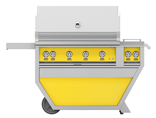 Hestan | 42" Outdoor Deluxe Free Standing Grill with Side Burners
