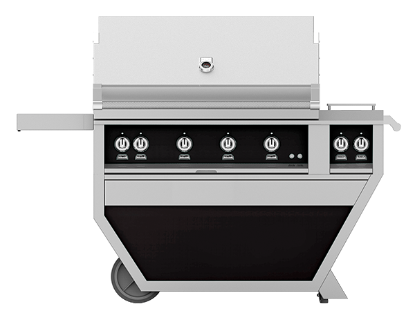 Hestan | 42" Outdoor Deluxe Free Standing Grill with Side Burners