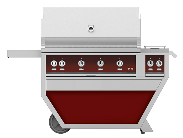 Hestan | 42" Outdoor Deluxe Free Standing Grill with Side Burners