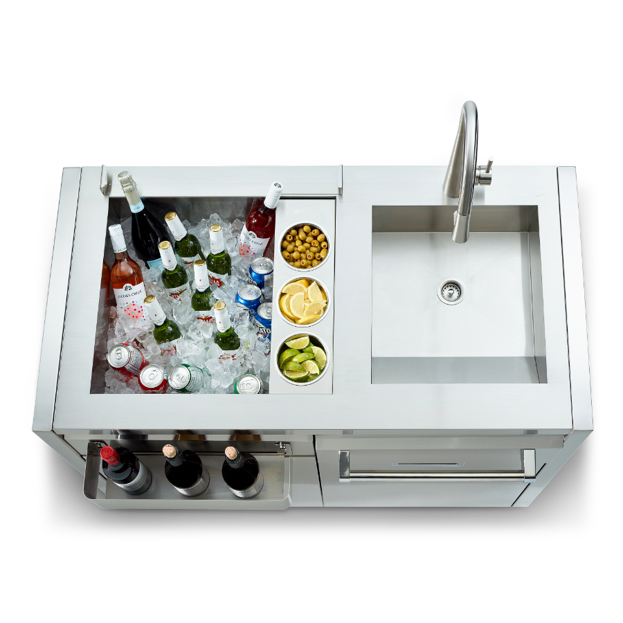Crown Verity IBC42-WH | Modular Beverage Center | 42 Inch Cabinet with Water Heater