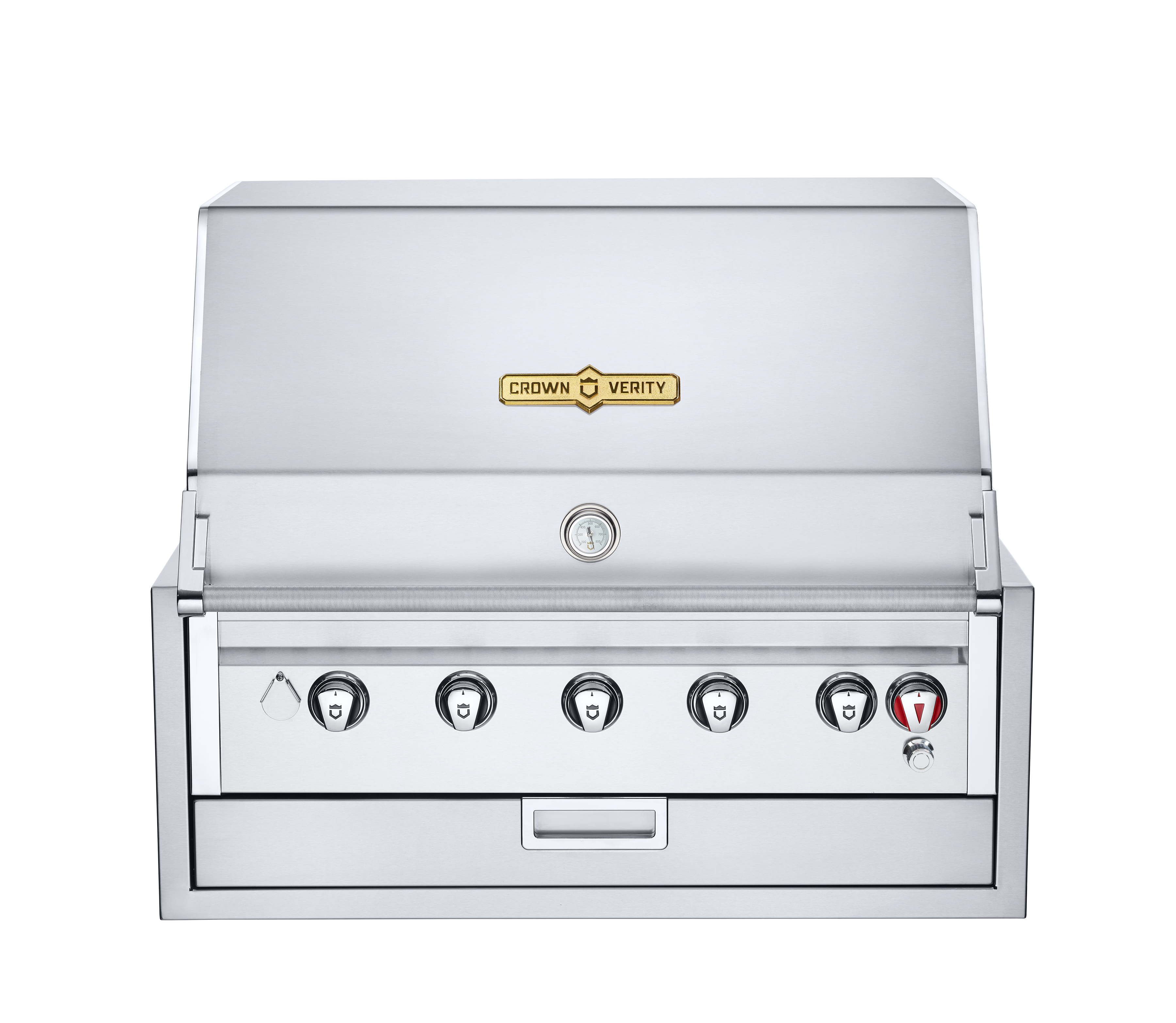 Crown Verity IBI36LP-GO-FLT | 36" Infinite Series Grill with Light Package LP