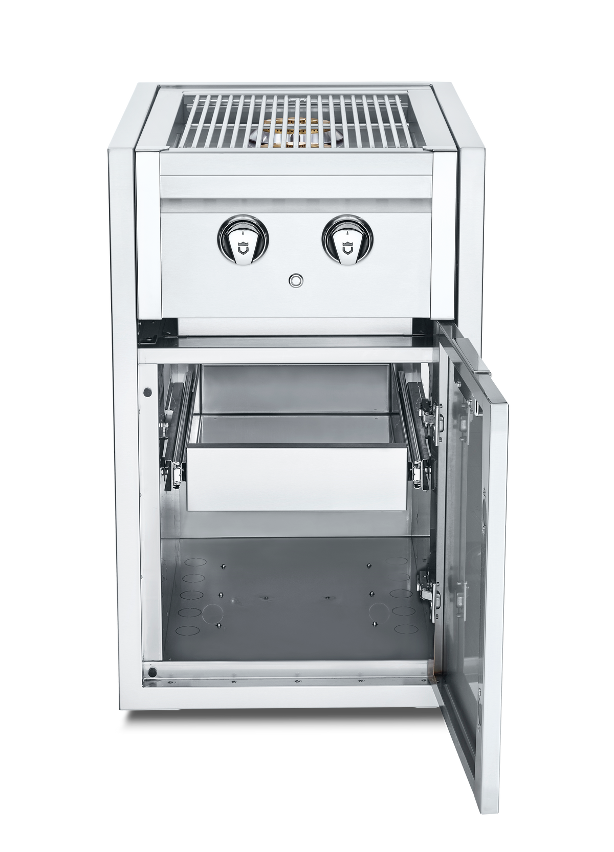 Crown verity IBISC-SBNG-1D-LT | INFINITE SERIES | SMALL BUILT IN CABINET WITH DUAL SIDE BURNER