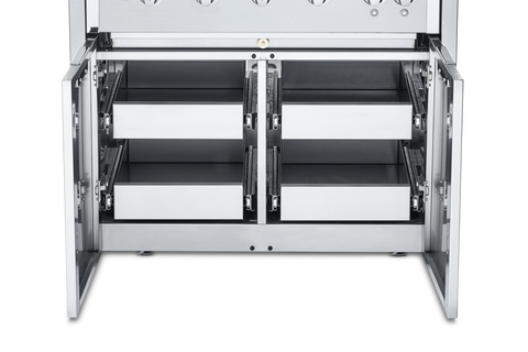 Crown Verity IGM-2UD DUAL UNIVERSAL DRAWERS AND CENTER DIVIDER, FOR ALL NG GRILL MODULES, INFINITE SERIES