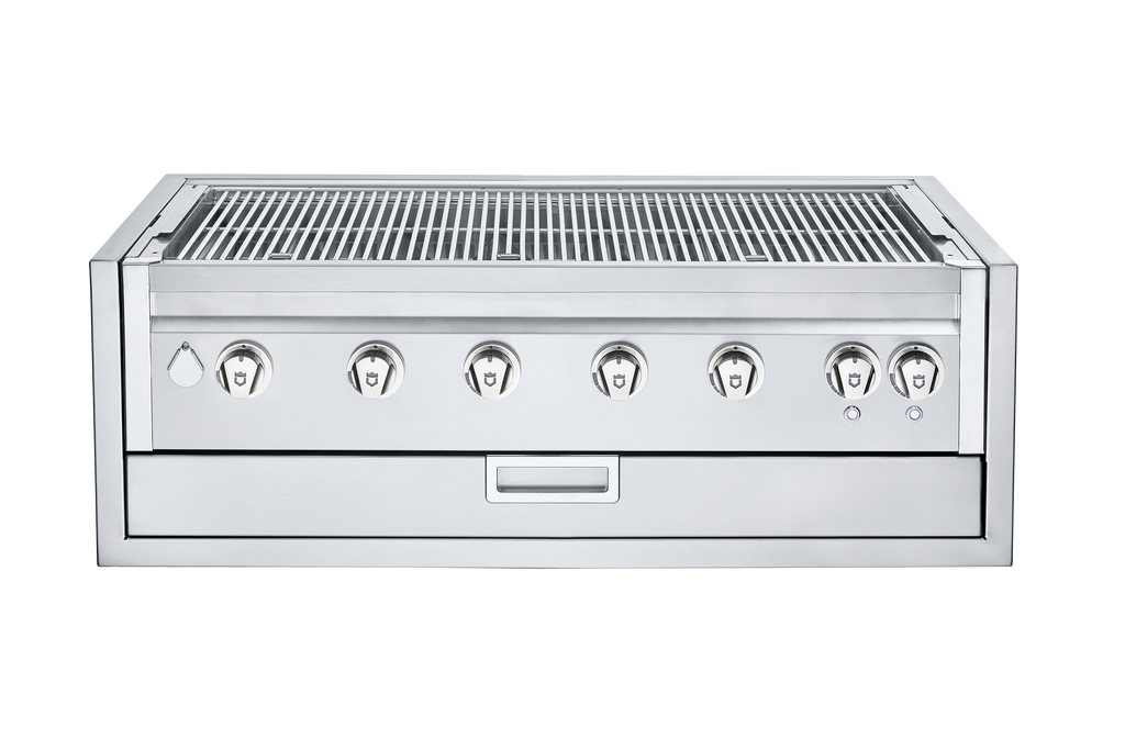 Crown Verity IBI42NG-GO-FLT 42" INFINITE SERIES BUILT IN GRILL (NO DOME) WITH LIGHT PACKAGE, NG