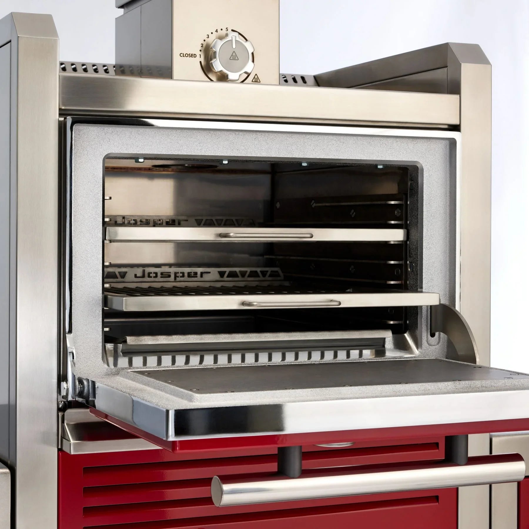 Josper HJA-PLUS-S80-TD-HOME | Charcoal Oven with Table and Drawer