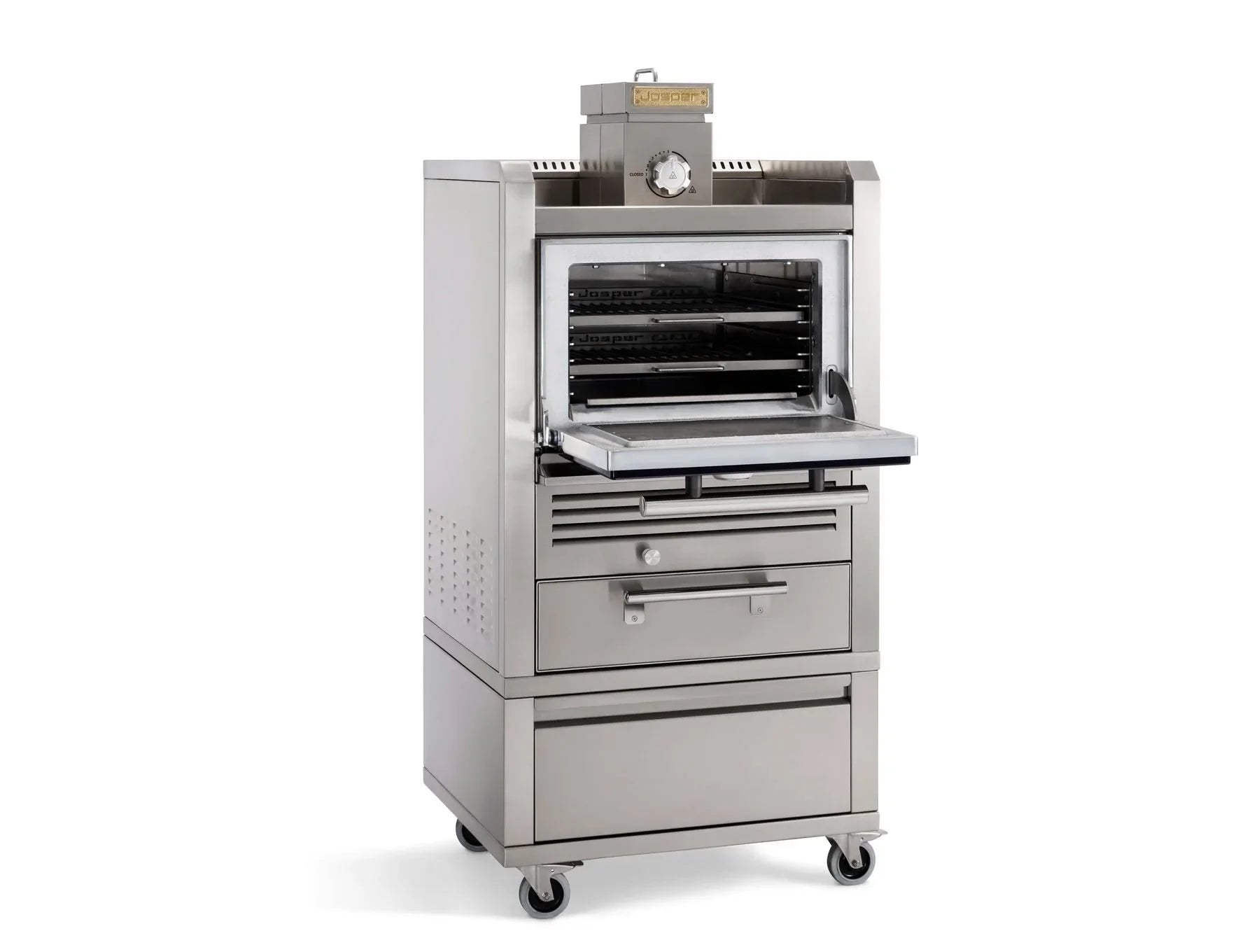 Josper HJA-PLUS-S80-TD-HOME | Charcoal Oven with Table and Drawer