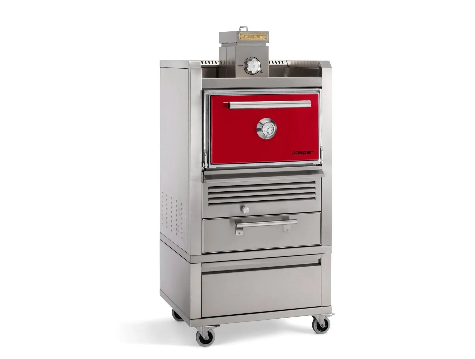 Josper HJA-PLUS-S80-TD-HOME | Charcoal Oven with Table and Drawer