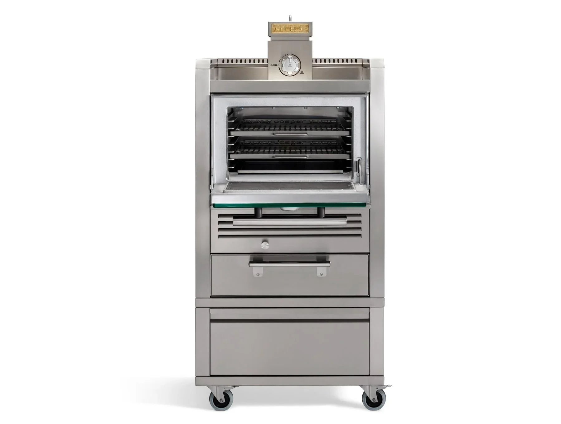 Josper HJA-PLUS-S80-TD-HOME | Charcoal Oven with Table and Drawer