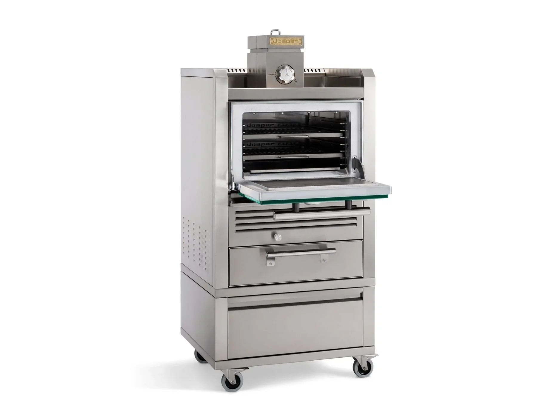 Josper HJA-PLUS-S80-TD-HOME | Charcoal Oven with Table and Drawer