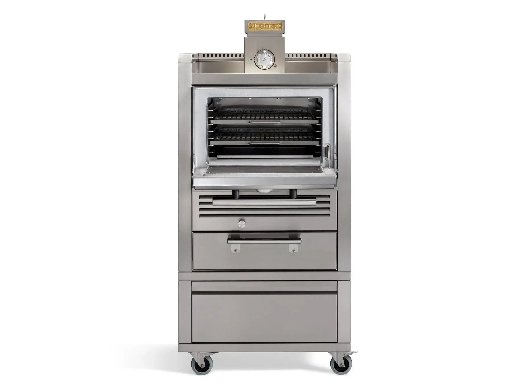 Josper HJA-PLUS-S80-TD-HOME | Charcoal Oven with Table and Drawer