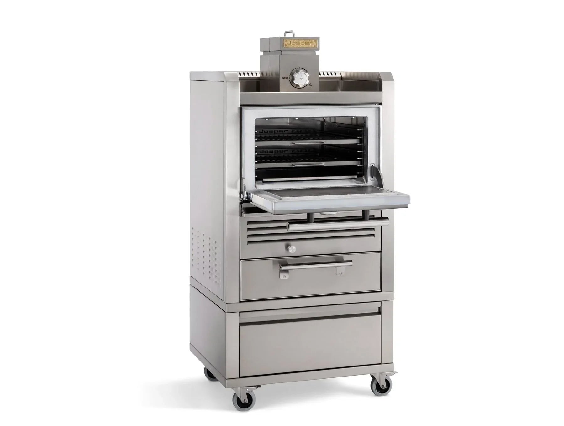 Josper HJA-PLUS-S80-TD-HOME | Charcoal Oven with Table and Drawer