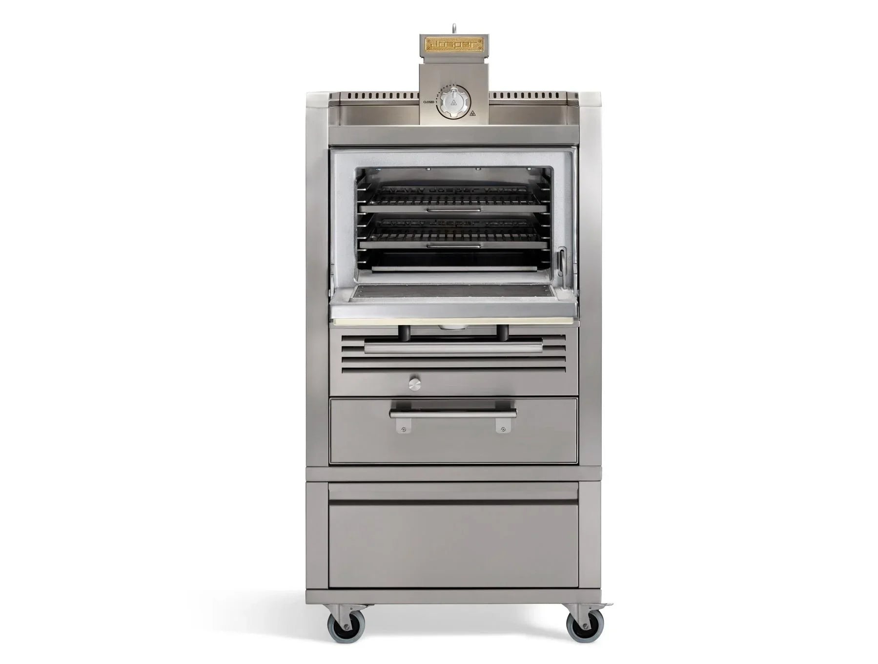 Josper HJA-PLUS-S80-TD-HOME | Charcoal Oven with Table and Drawer